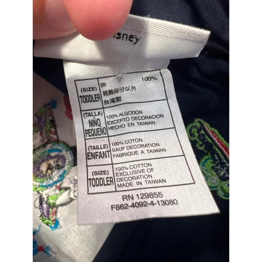 Disney Parks Buzz Lightyear Toy Story Toddler Hat Embroidered Galactic Alliance